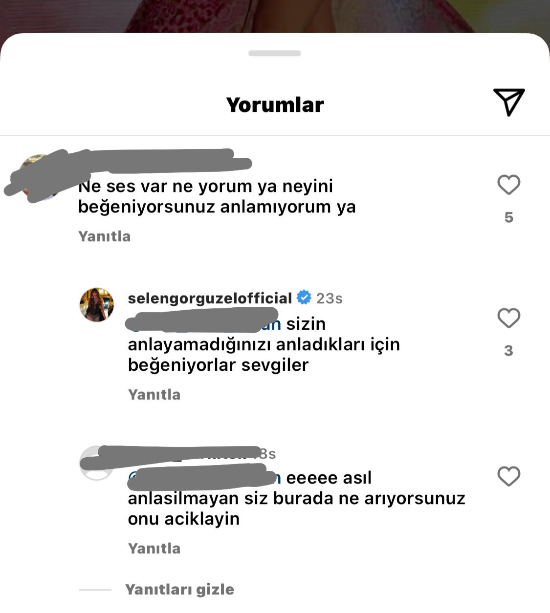 Selen Görgüzel ile sosyal medya kullanıcısının atışması olay yarattı! ‘Ne ses var ne yorum…’ - Resim : 2