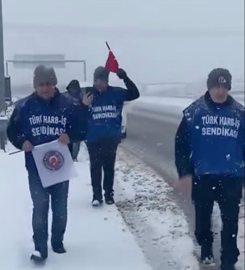 Kocaeli’den Ankara’ya boşuna yürümüyorlar! Savunma işçileri perişan… - Resim : 1