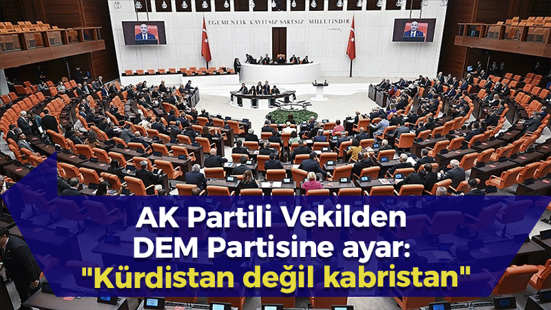 AK Partili Vekilden DEM Partisine ayar: “Kürdistan değil kabristan”