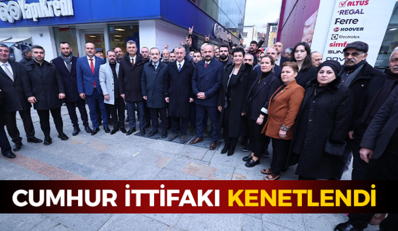 Cumhur ittifakı kenetlendi