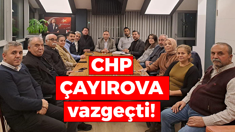 CHP’nin Çayırova adayı olarak