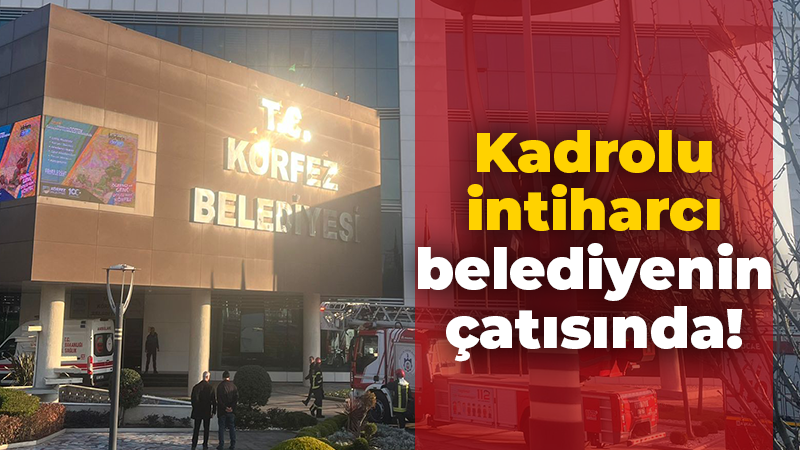 Kadrolu intiharcı bu kez de belediyede