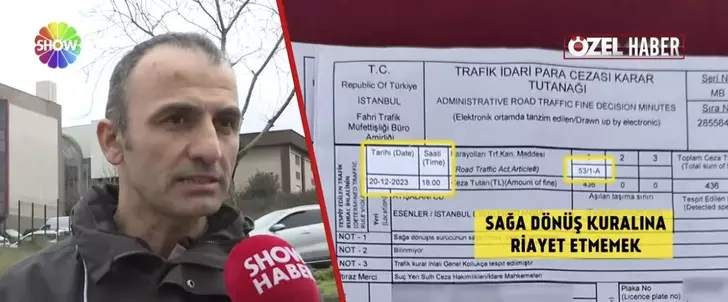 Aynı anda 6 trafik cezası yedi: Bu kadar yetenekliysem Emniyet alsın beni! - Resim : 1