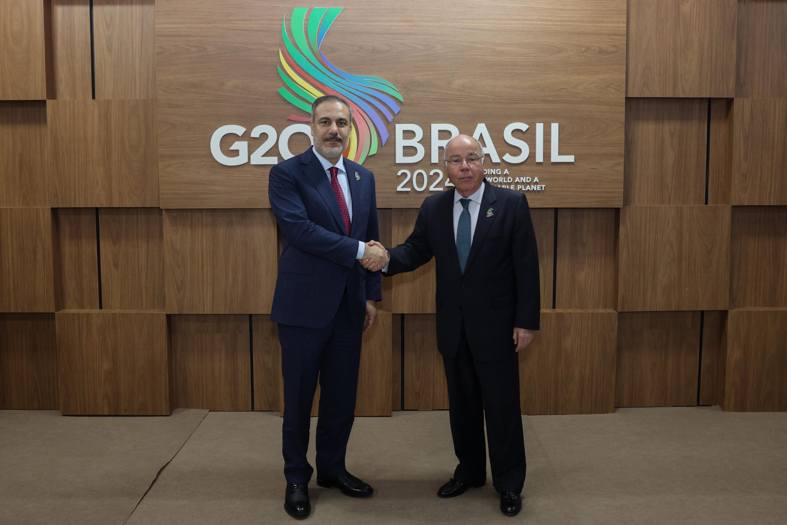 Bakanı Fidan, Brezilyalı mevkidaşı Mauro Vieira’yla görüştü