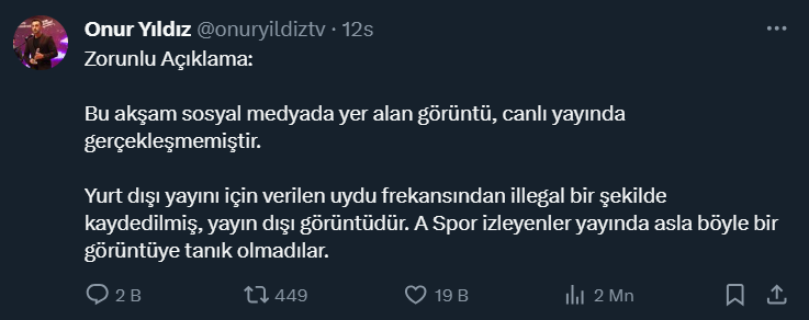 A Spor Onur Yıldız Sigara OLAYI: Onur Yıldız Kimdir? Onur Yıldız Kaç Yaşında, Aslen Nereli? A Spor Muhabiri Onur Yıldız Twitter - Resim : 1