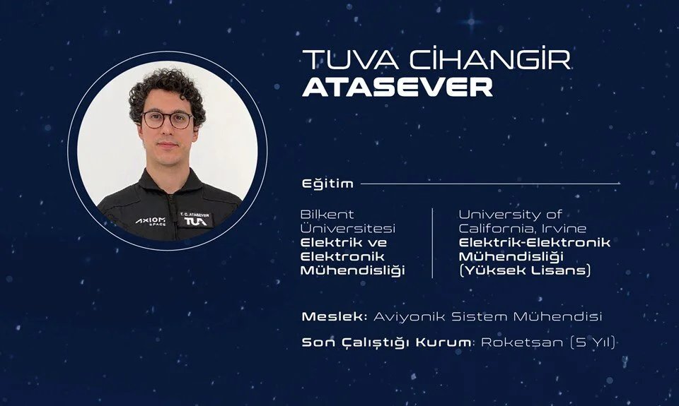 Tuva Cihangir Atasever Ne Zaman Uzaya Gidecek BELLİ OLDU! Tuva Cihangir Atasever Kimdir, Kaç Yaşında? Tuva Cihangir Atasever Evli Mi? Tuva Cihangir Atasever Uzay Tarihi - Resim : 1