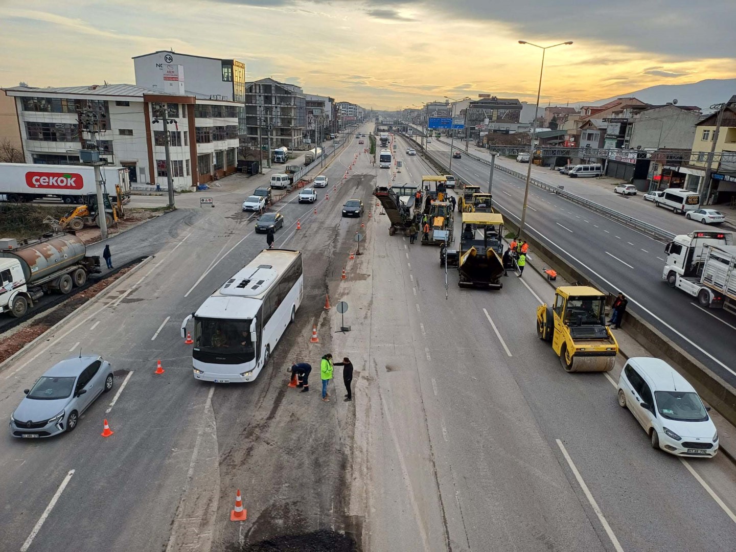 Stadyum yolunda o istikamet trafiğe açıldı - Resim : 2