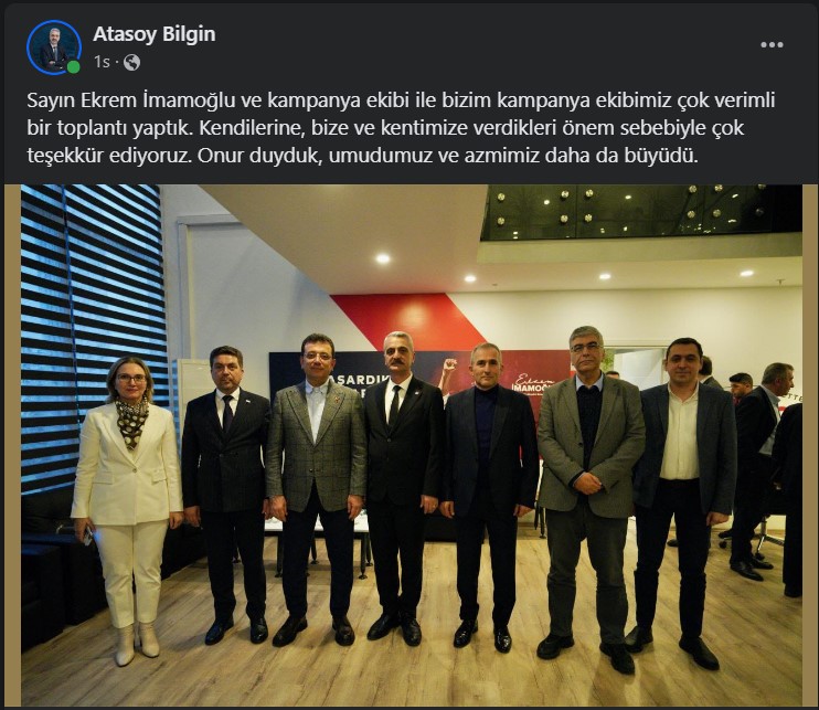 Atasoy Bilgin, İmamoğlu taktiklerini deneyecek! - Resim : 1