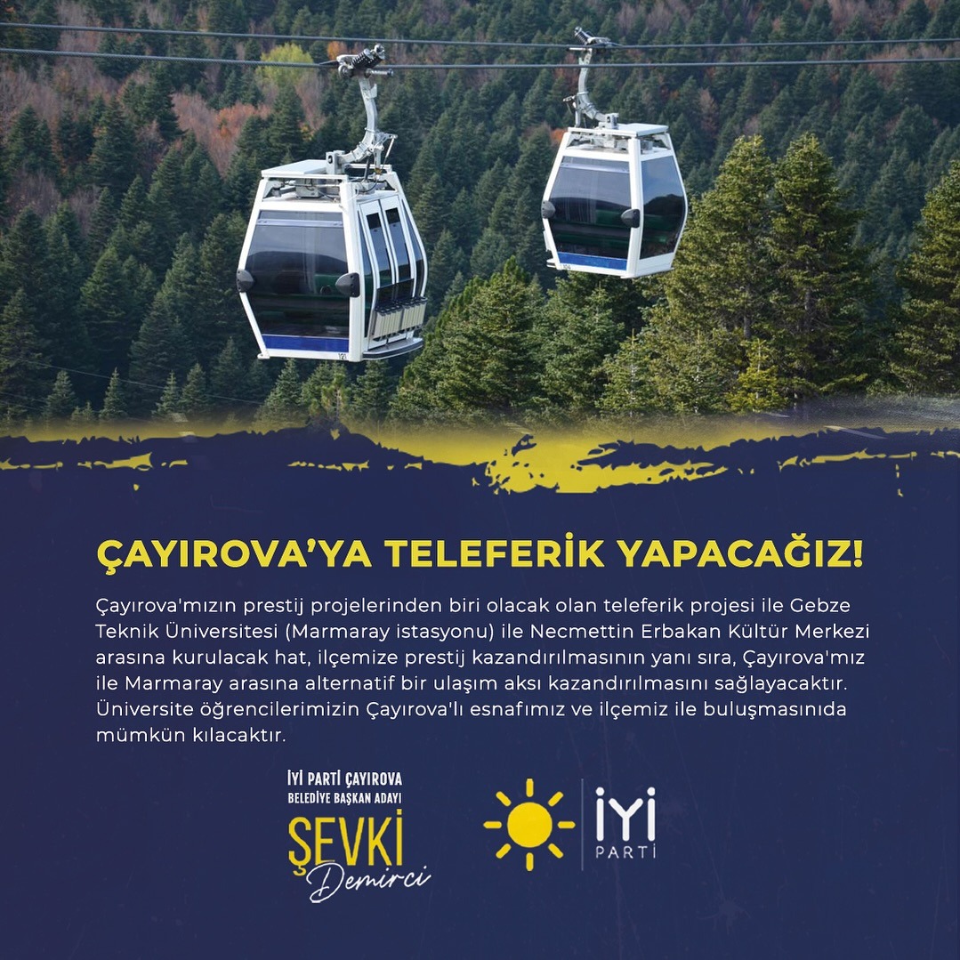 Şevki Demirci’den Çayırova’ya teleferik projesi! - Resim : 1