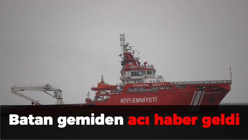 Batan gemiden acı haber geldi!