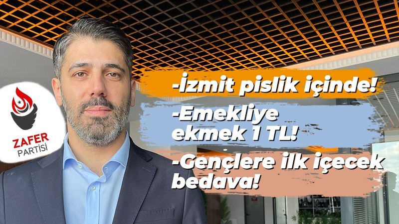 Zafer Partisi İzmit adayı Recep Yazıcı: Emekliye ekmek 1 TL olacak