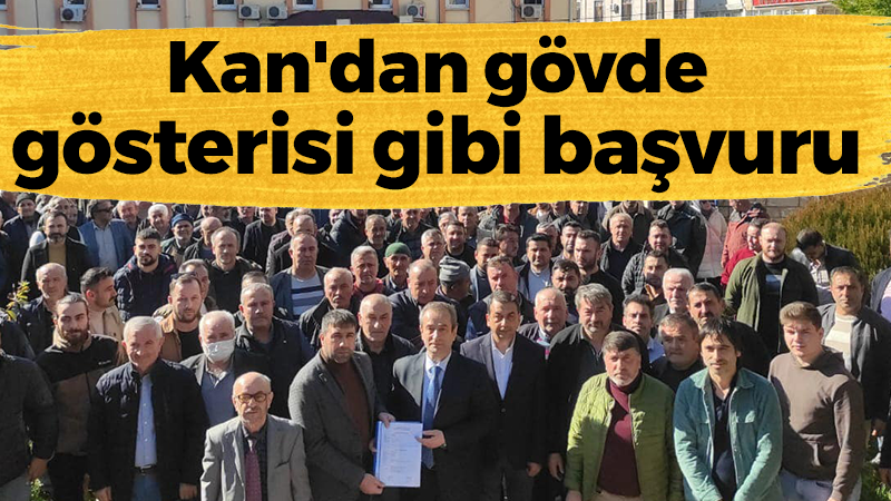 Kan’dan gövde gösterisi gibi başvuru