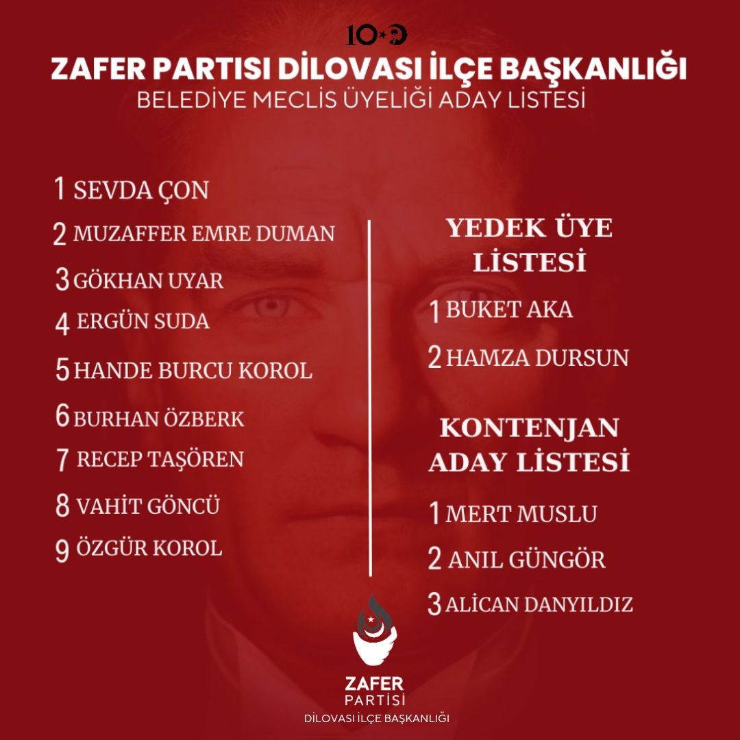 Zafer'in 12 ilçedeki meclis üyesi adayları açıklandı! - Resim : 6