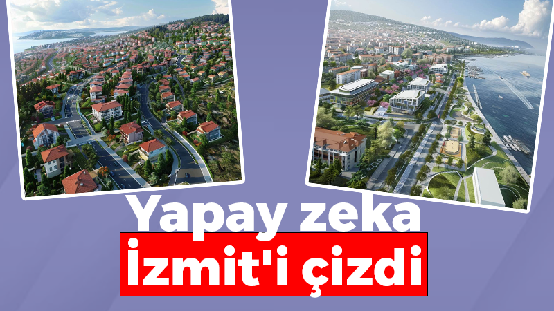 Yapay zeka İzmit’i çizdi… İşte yapay zekanın çizdiği İzmit…