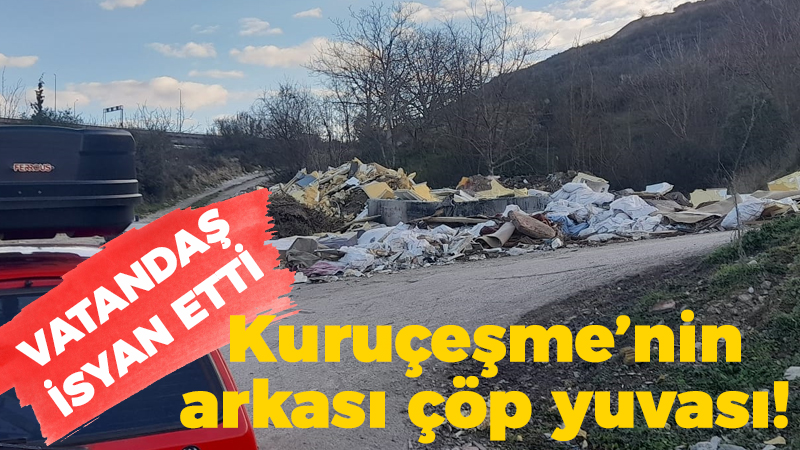 Vatandaş isyan etti: Kuruçeşme’nin arkası çöp yuvası!