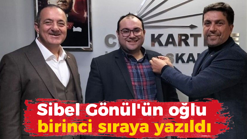 CHP Kartepe’de Sibel Gönül’ün oğlu birinci sıraya yazıldı