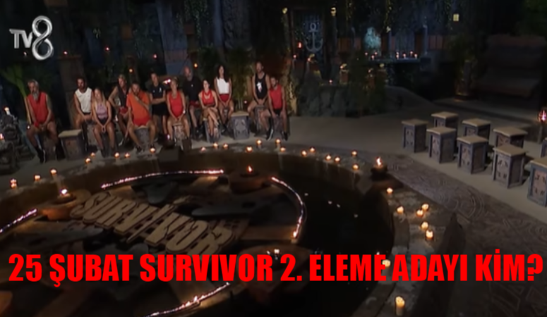 Survivor 2 Eleme Adayı Kim Oldu BELLİ OLDU: Survivor Dokunulmazlık Kim Kazandı? Survivor 25 Şubat Kim Kazandı? 25 Şubat Survivor Eleme Adayı