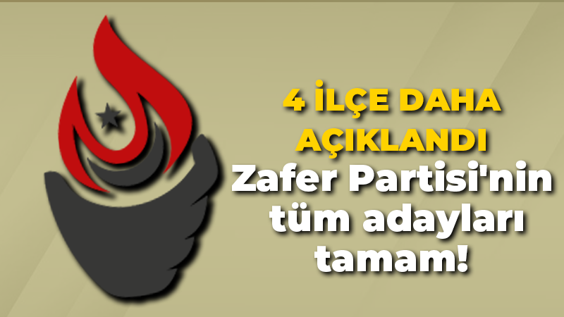 Zafer Partisi 4 ilçede