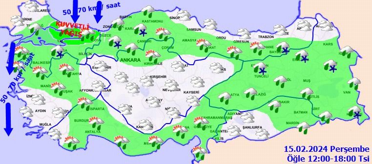 Kocaeli için kar uyarısı! - Resim : 2