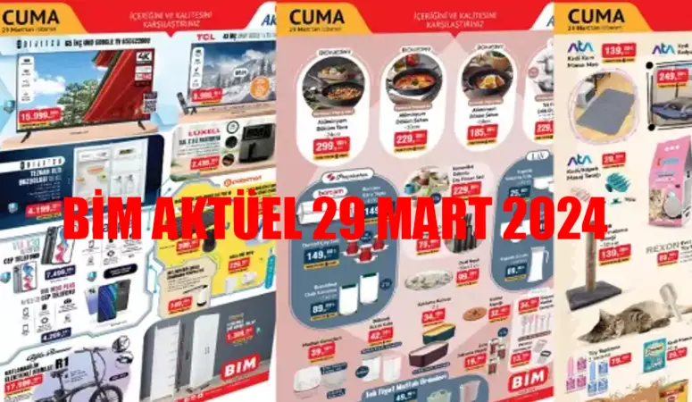 BİM AKTÜEL 29 MART 2024 KATALOĞU CUMA: BİM Bu Cuma Teknoloji İndirimi Başladı! 29 Mart BİM Aktüel Katalog Katlanır Masa Sandalye Dip Fiyat