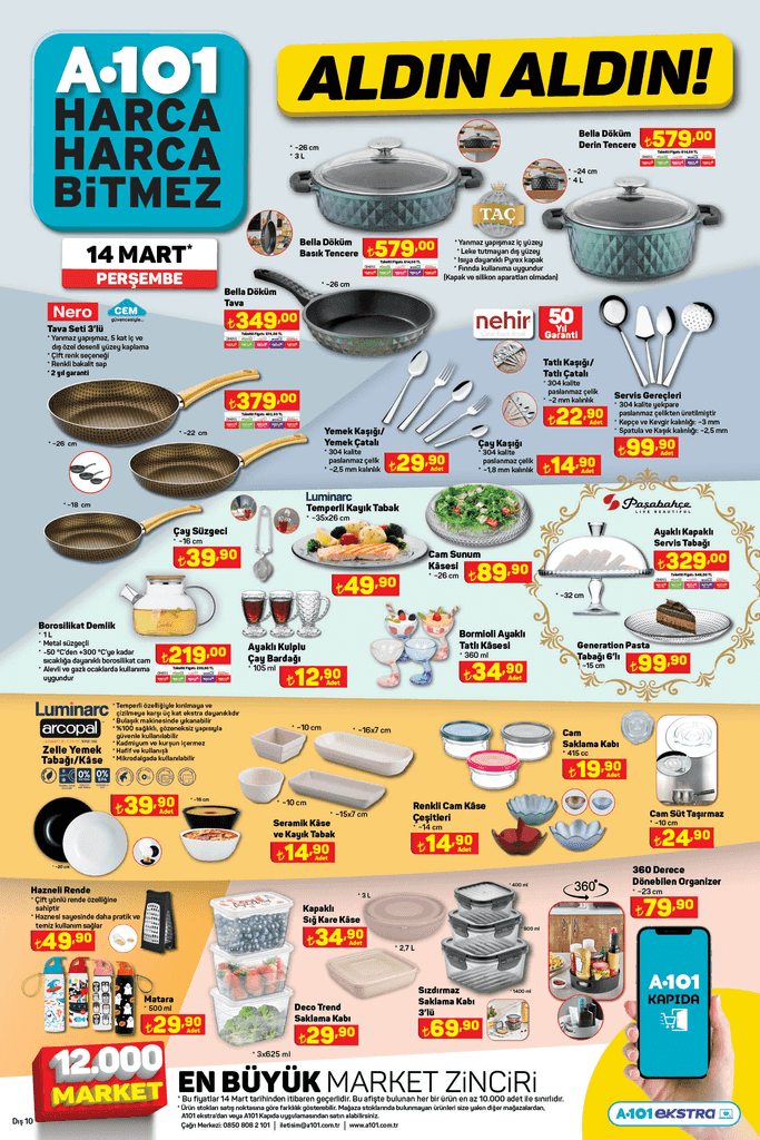 A101 14 MART 2024 KATALOĞU: A101 Katalog Bu Hafta Perşembe Buzdolabı 16.999 TL, Çamaşır Makinesi 10,999 TL Son Fiyat! A101 Singer Dikiş Makinesi Sayılı Stok - Resim : 5