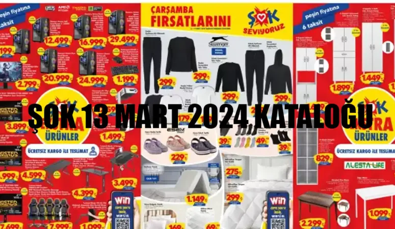 13 Mart ŞOK kataloğu