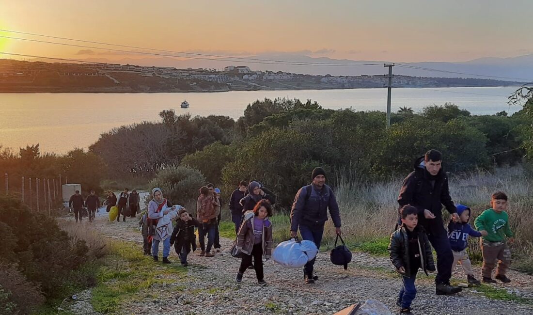 İzmir açıklarında düzensiz göçmen