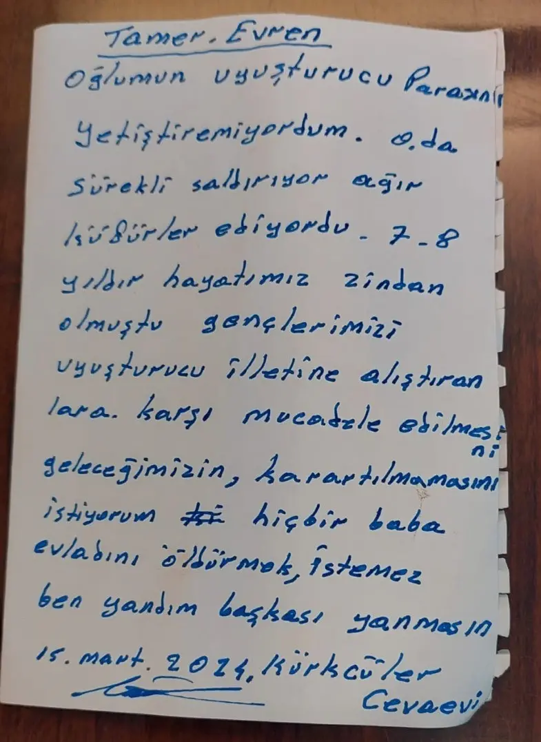 Bağımlı oğlunu öldürdü! - Resim : 1