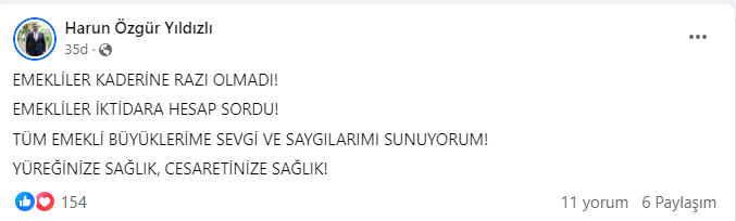 CHP’li vekil Yıldızlı: Emekliler hesap sordu! - Resim : 1