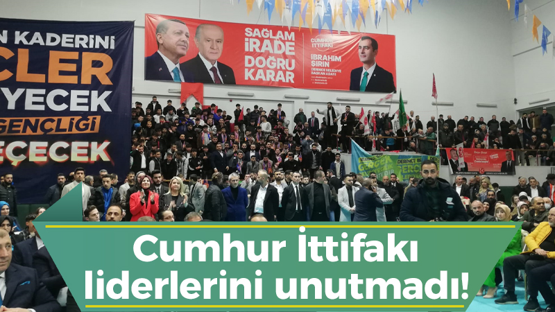 Cumhur İttifakı liderlerini unutmadı!