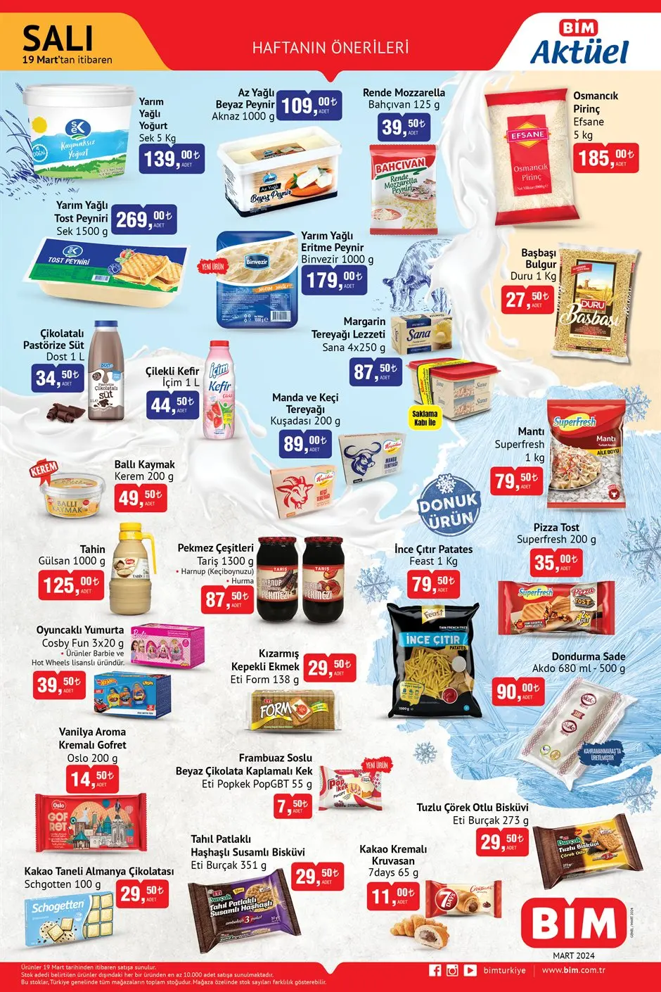 BİM AKTÜEL KATALOG 19 MART 2024 SALI: 19 Mart BİM Aktüel Molfix Bebek Bezi 262,50 TL! BİM Bu Hafta Salı Kaşar Peynir, Sucuk, Yumurta İndirimi Kaçmaz - Resim : 2