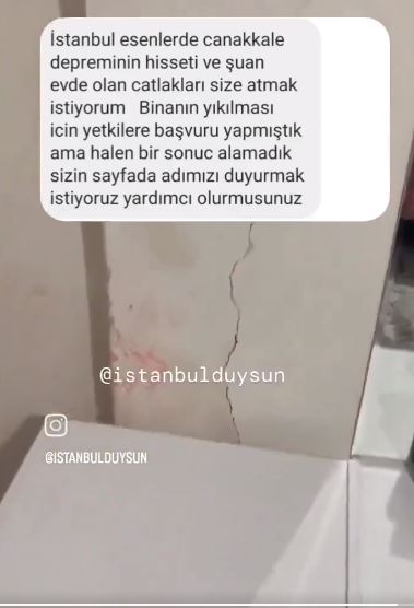 Deprem sonrası İstanbul’da korkunç görüntüler!