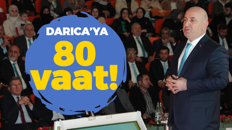 Muzaffer Bıyık’tan Darıca’ya 80 vaat!