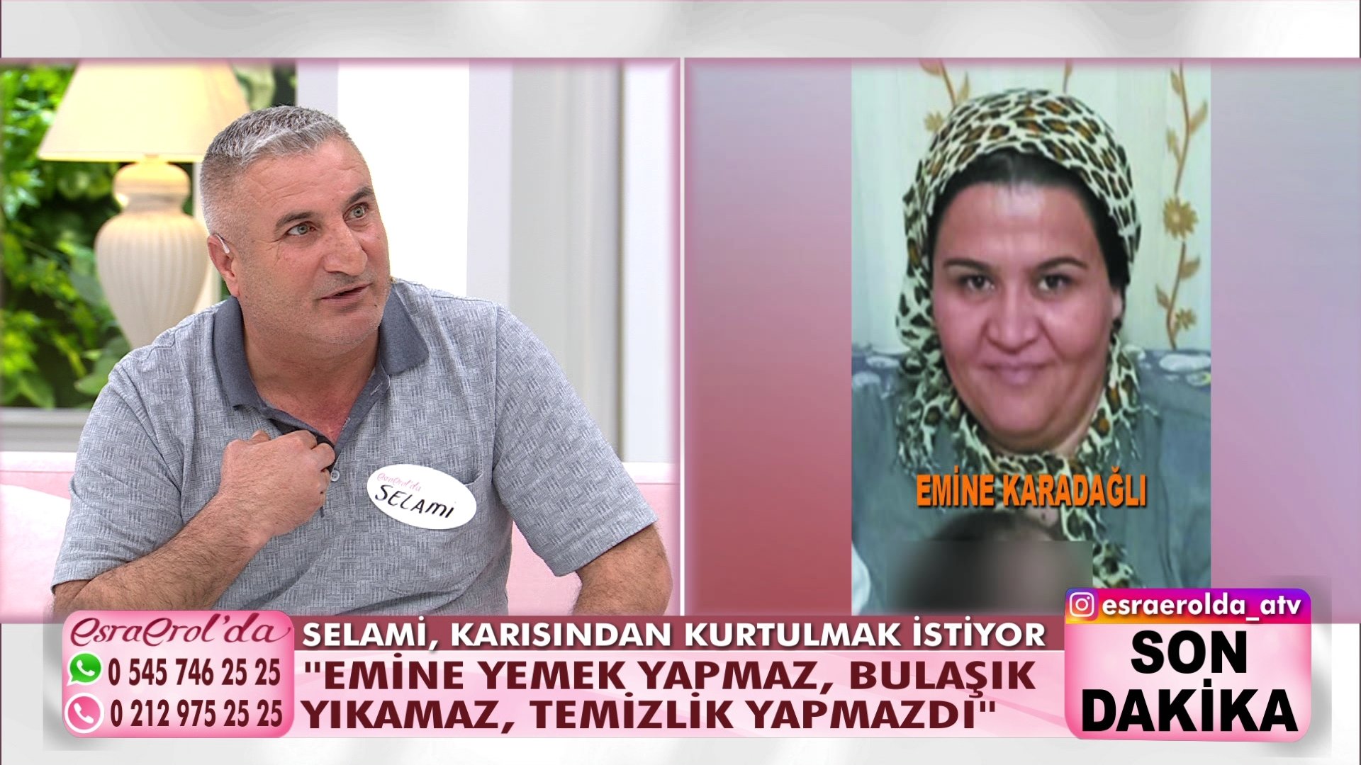 Esra Erol’da kavga çıktı: Selami eşinden boşanmak istiyor, Emine yalanlıyor! Bu çift çok konuşulacak… - Resim : 1