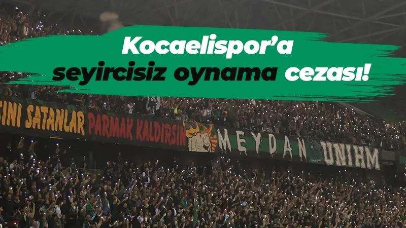 Kocaelispor, 3 Nisan’da oynadığı