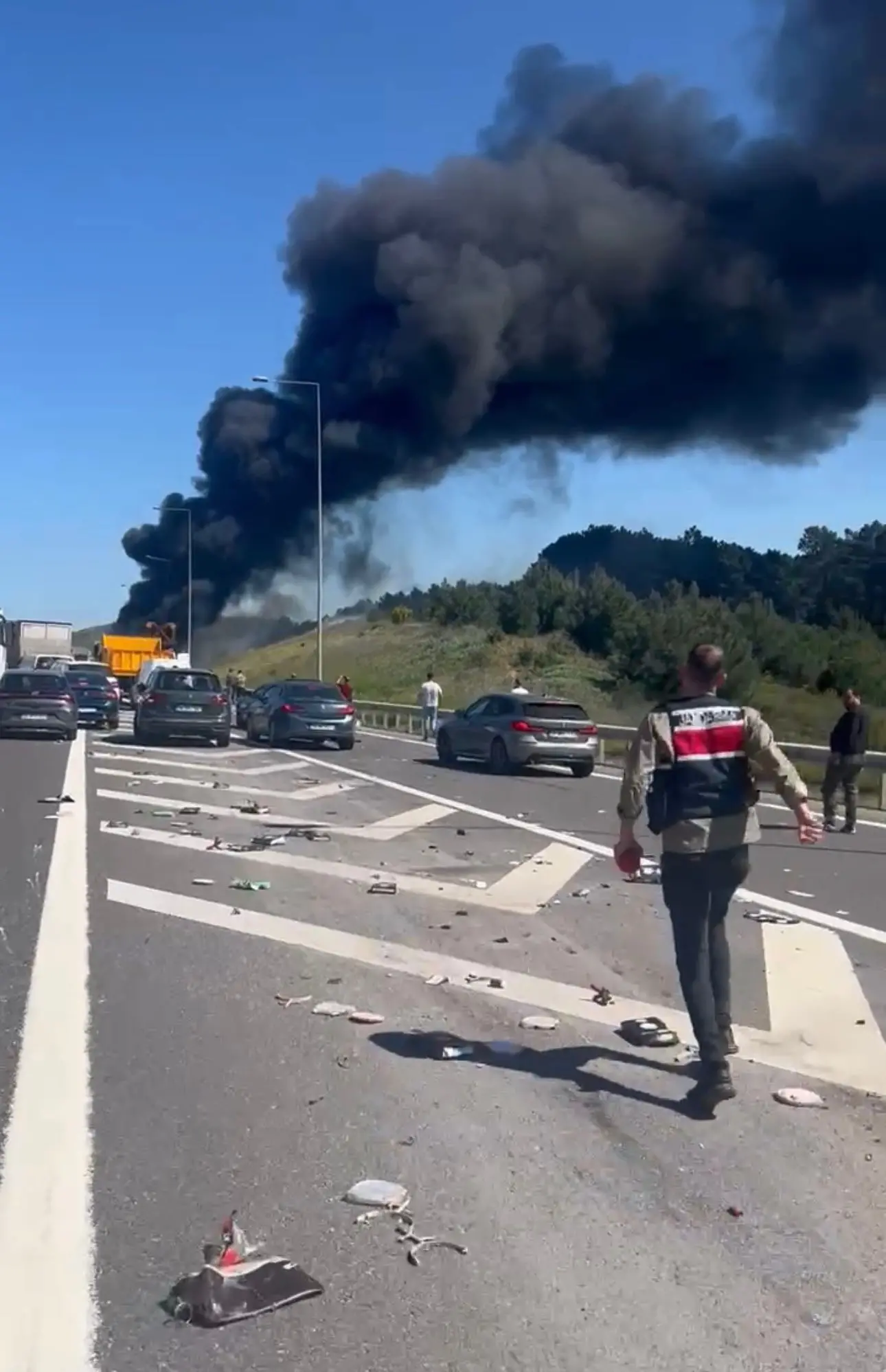 Kuzey Marmara'da korkunç dakikalar: TIR alev topuna döndü - Resim : 5