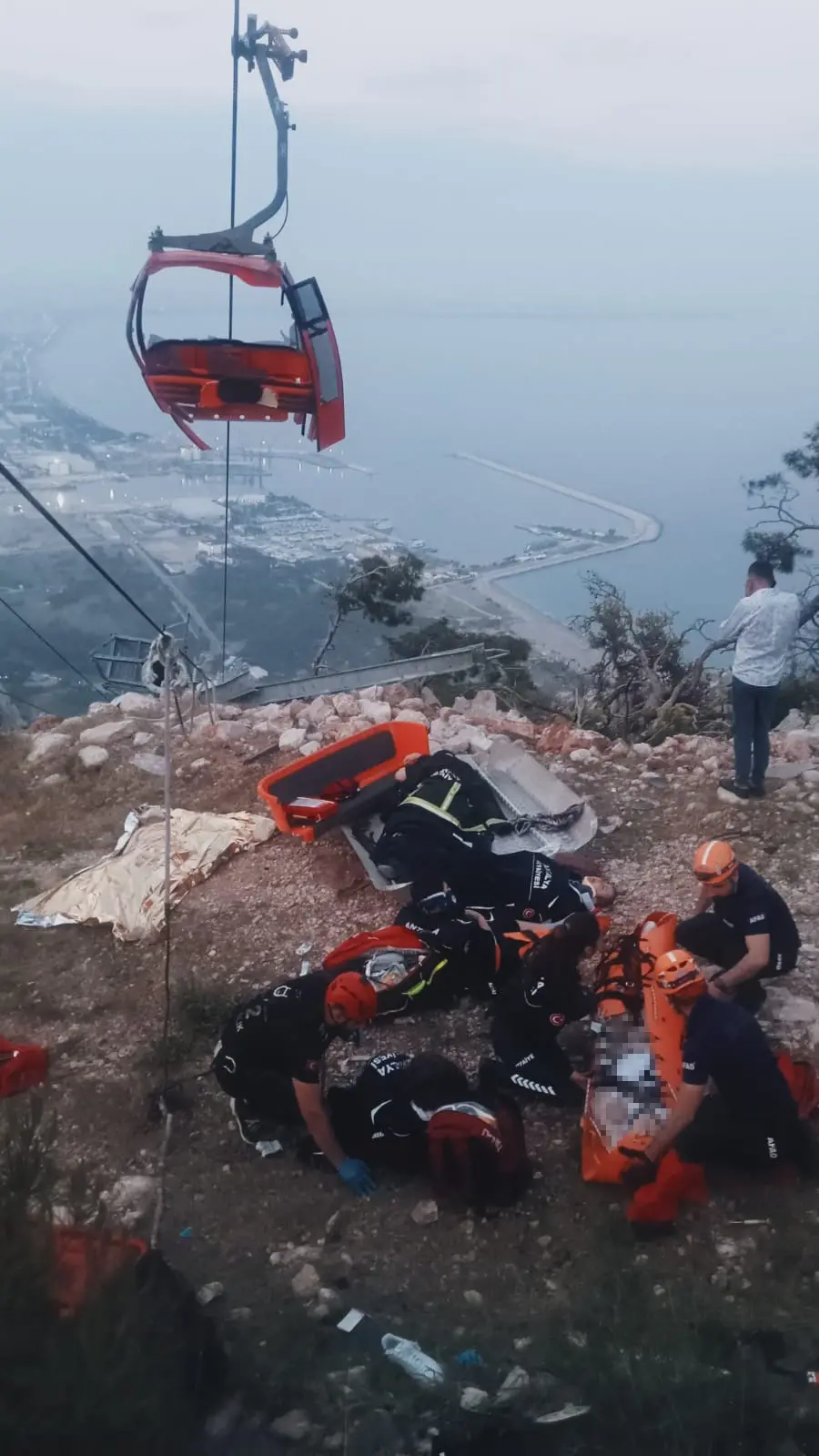 Antalya'da teleferik faciası! - Resim : 3