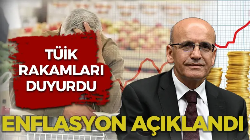 TÜİK rakamları duyurdu: Enflasyon açıklandı!