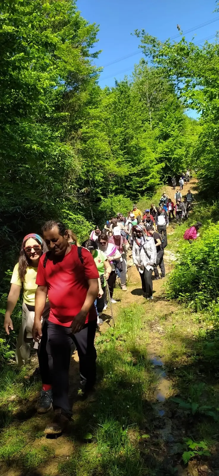 Eşsiz doğa manzarasında 23 Nisan yürüyüşü! - Resim : 2