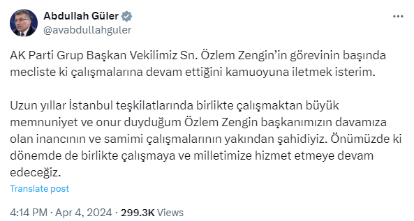 Özlem Zengin'in görevden alındığı iddia edilmişti: AK Parti'den açıklama geldi! - Resim : 1