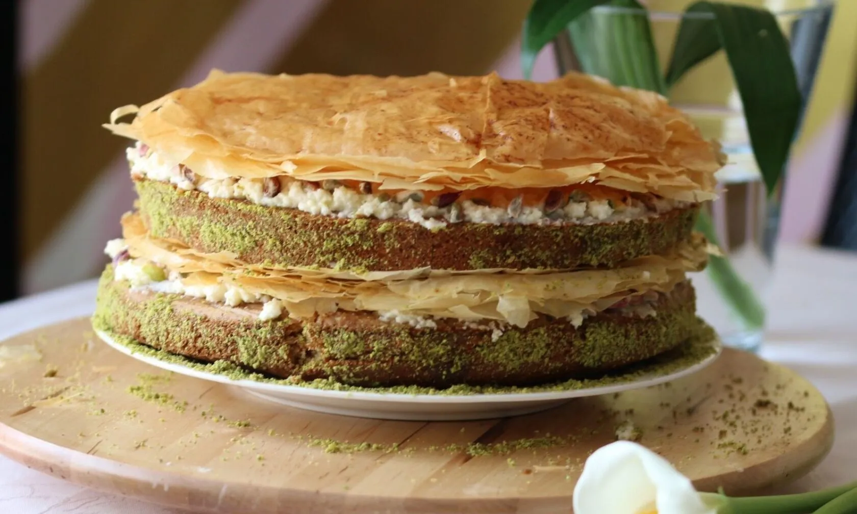 GELİNİM MUTFAKTA BAKLAVA PASTASI TARİFİ: Baklava Pastası Nasıl Yapılır? 19 Nisan Gelinim Mutfakta Baklava Pastası Yapımı - Resim : 2