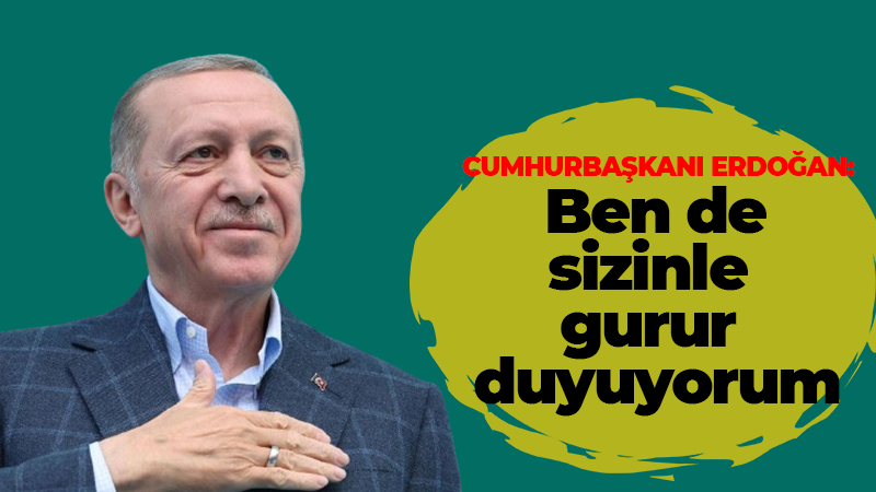 Cumhurbaşkanı Erdoğan’dan Kocaeli’ye: Ben de sizlerle gurur duyuyorum