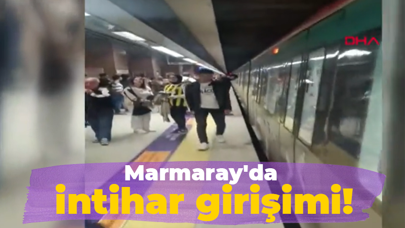 Marmaray Yenikapı İstasyonu'nda intihar