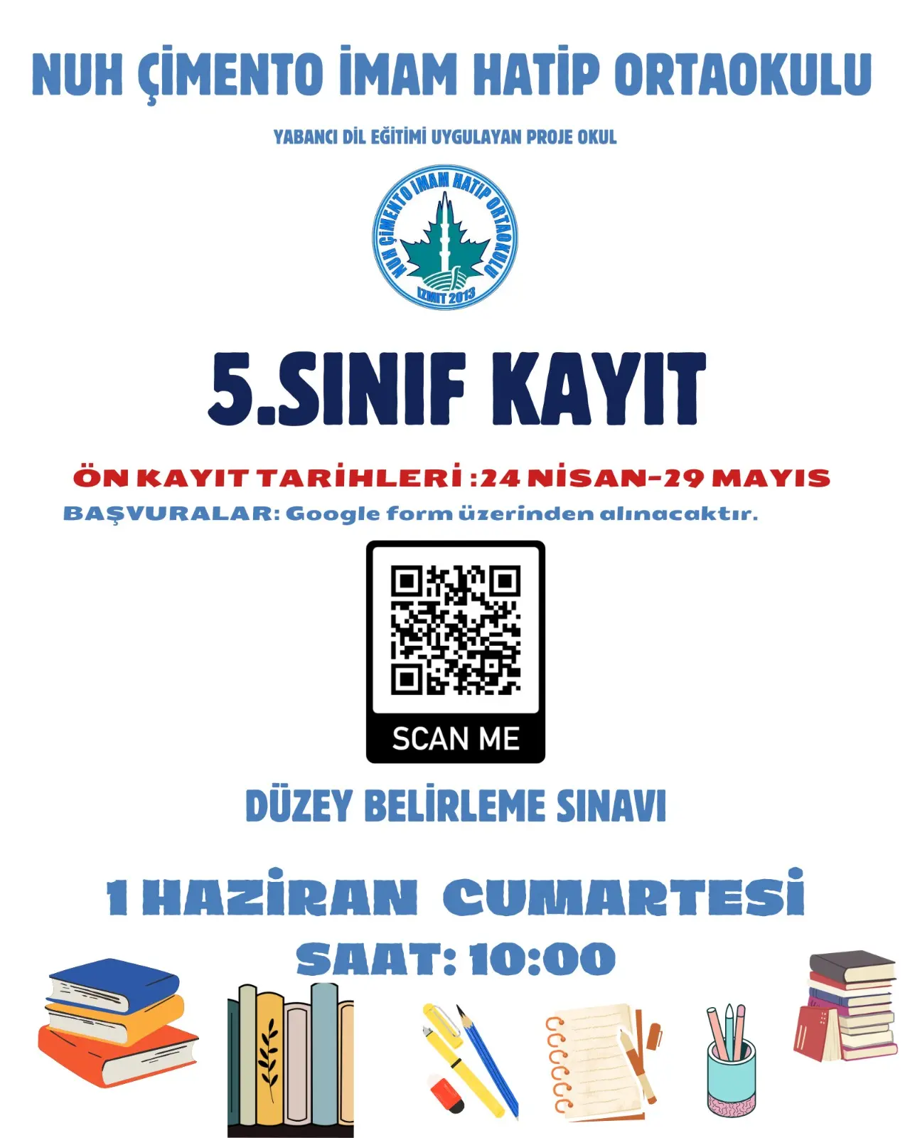 İzmit Nuh Çimento İmam Hatip Ortaokulu’nda 5. sınıf kayıtları başladı - Resim : 1