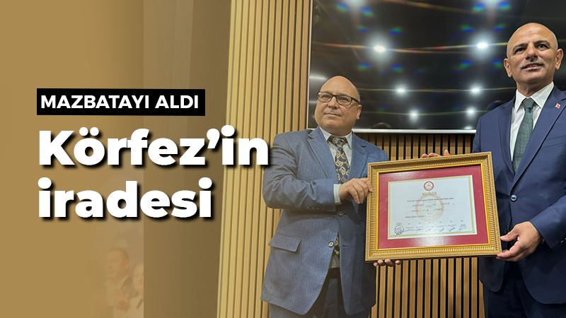 Şener Şöğüt mazbatasını aldı! “Konuşulanlar konuşuldu”