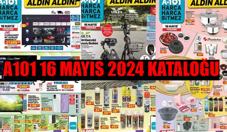 A101 aktüel 16 Mayıs