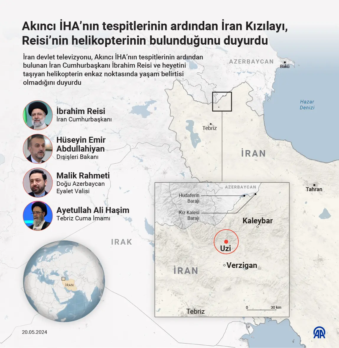 İran Cumhurbaşkanı Reisi, helikopter kazasında hayatını kaybetti - Resim : 1