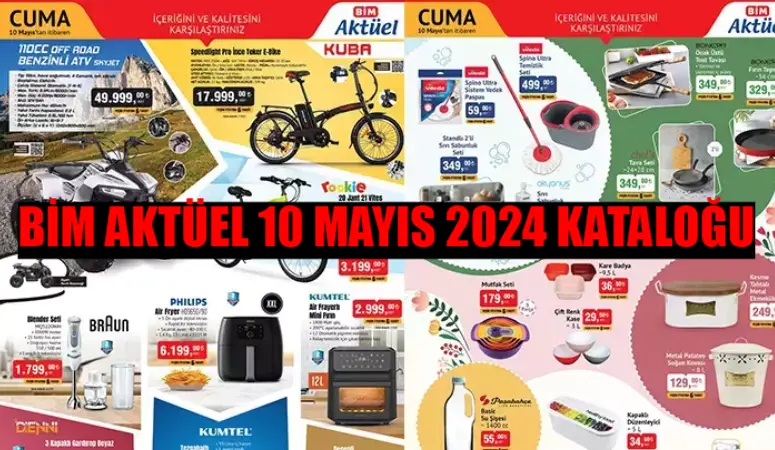 BİM AKTÜEL 10 MAYIS 2024 KATALOĞU YAYINDA: 10 Mayıs BİM Cuma İndirimleri Kaçmaz! BİM Aktüel Bu Hafta Cuma Off Road ATV Uygun Fiyatla Satışta