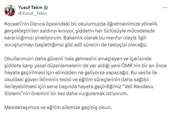 Öğretmeni darp etmek istediler! 300 bin TL kefaletle serbest kaldılar - Resim : 1