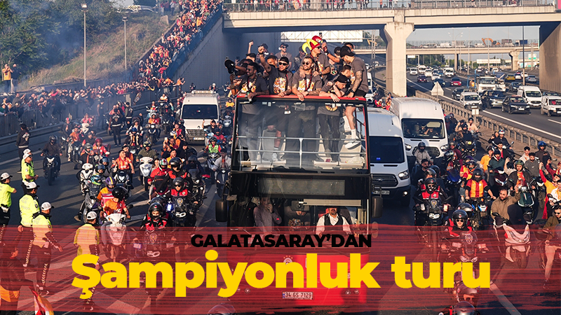 Galatasaray’dan İstanbul’da şampiyonluk turu